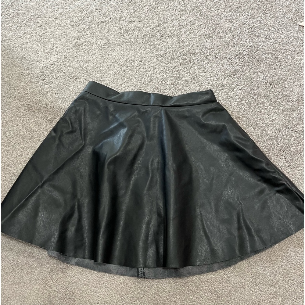 Kids leather skirt